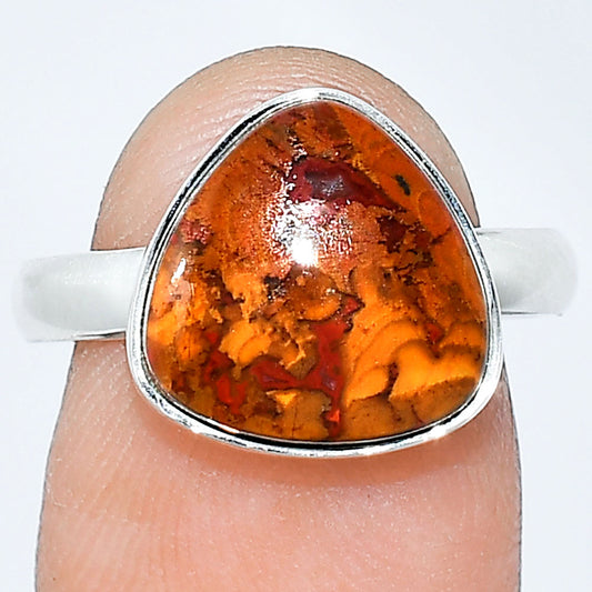 Natural Rare Cady Mountain Agate Ring size-8 R-1001 SDR240699