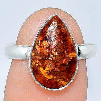 Natural Rare Cady Mountain Agate Ring size-8 R-1001 SDR240810