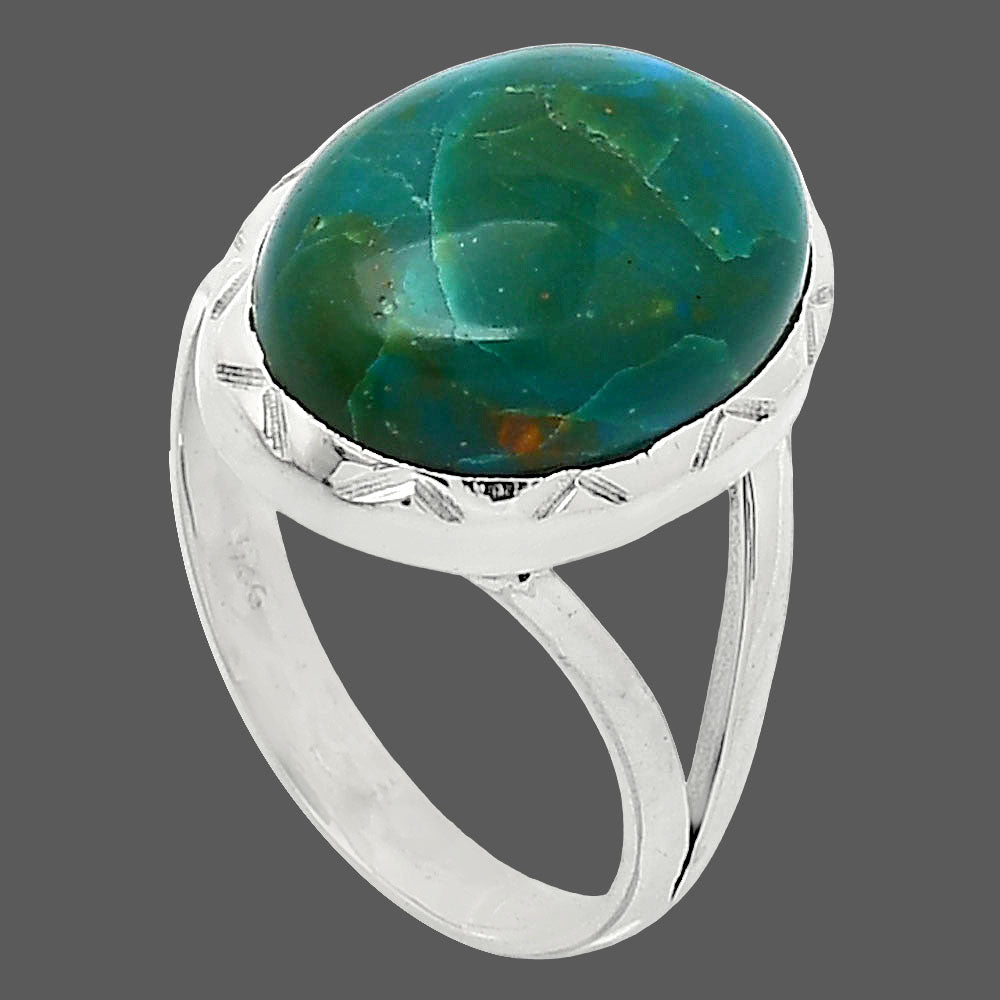 Natural Peruvian Opalina Ring size-9 R-1074 SDR240953