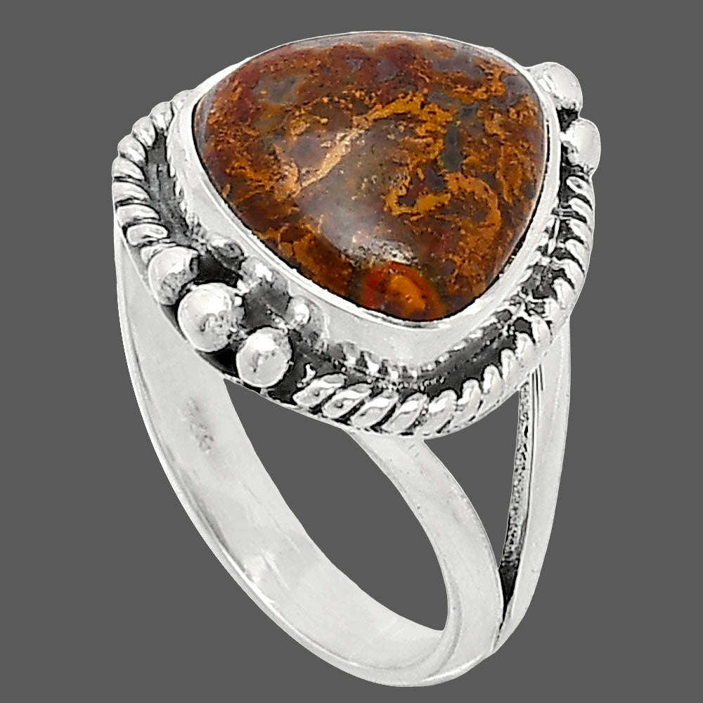 Natural Rare Cady Mountain Agate Ring size-7 R-1253 SDR241008