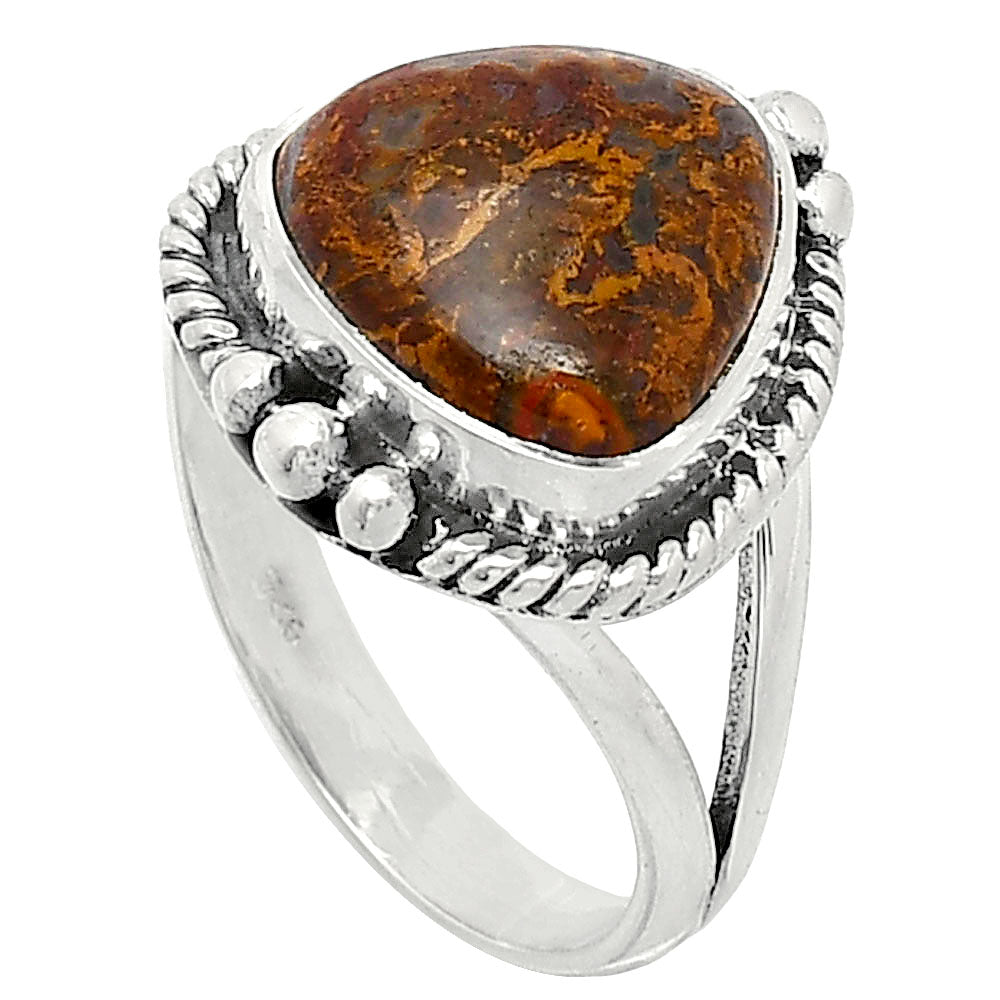 Natural Rare Cady Mountain Agate Ring size-7 R-1253 SDR241008