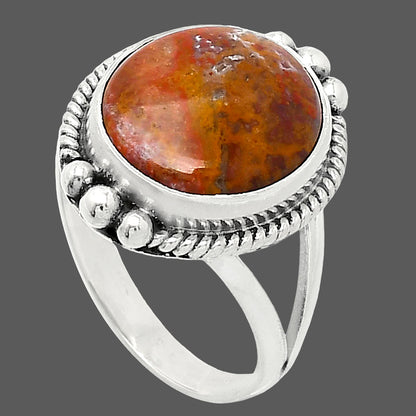 Natural Rare Cady Mountain Agate Ring size-9 R-1253 SDR241010