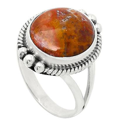 Natural Rare Cady Mountain Agate Ring size-9 R-1253 SDR241010
