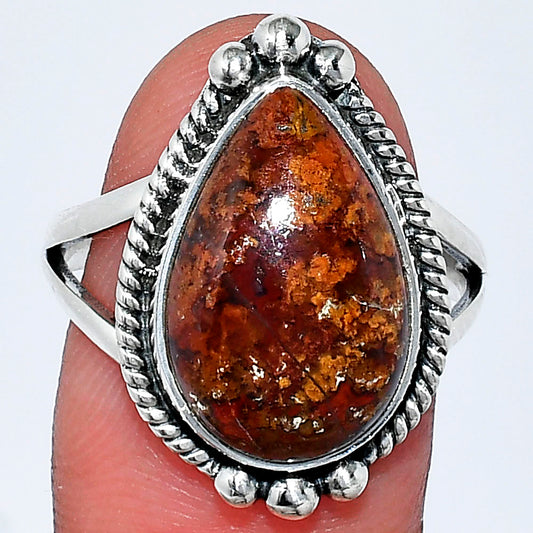 Natural Rare Cady Mountain Agate Ring size-9 R-1253 SDR241049