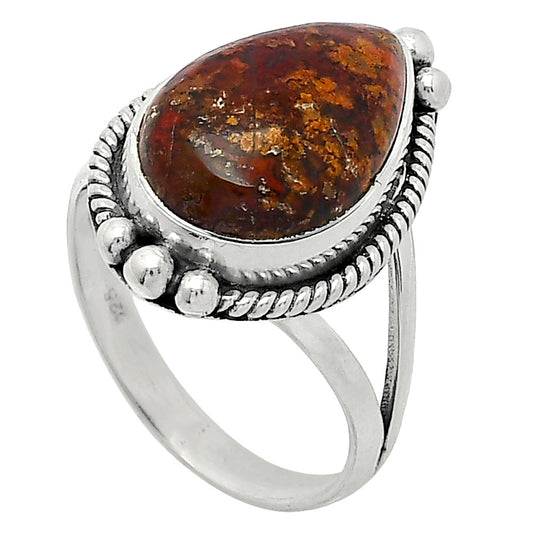 Natural Rare Cady Mountain Agate Ring size-9 R-1253 SDR241049