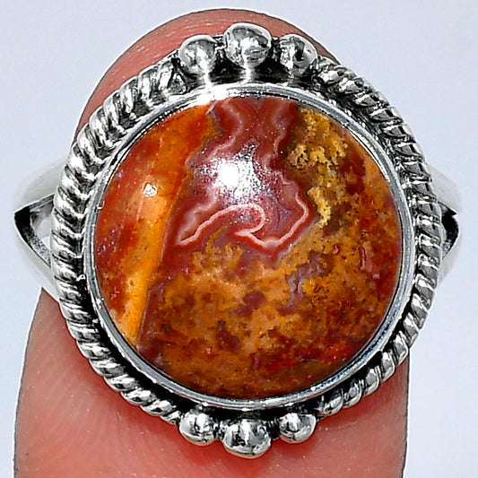Natural Rare Cady Mountain Agate Ring size-8.5 R-1253 SDR241074