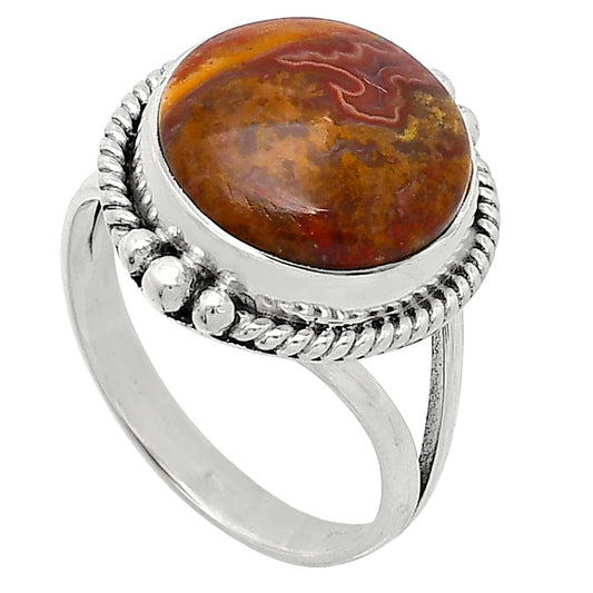 Natural Rare Cady Mountain Agate Ring size-8.5 R-1253 SDR241074