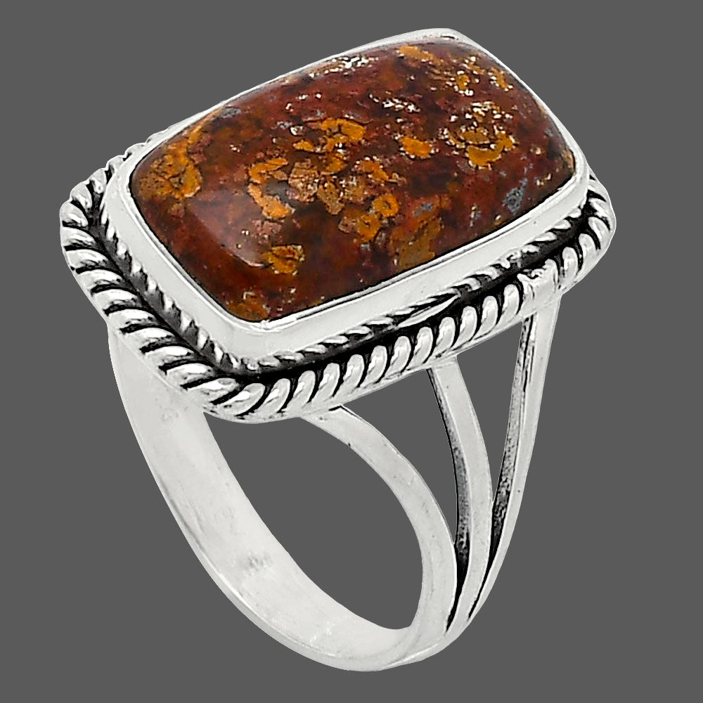 Natural Rare Cady Mountain Agate Ring size-9 R-1010 SDR241231