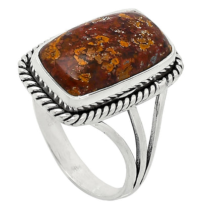 Natural Rare Cady Mountain Agate Ring size-9 R-1010 SDR241231