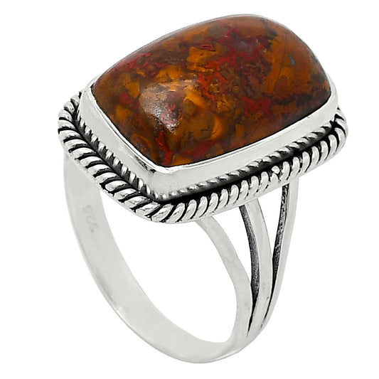 Natural Rare Cady Mountain Agate Ring size-9.5 R-1010 SDR241235
