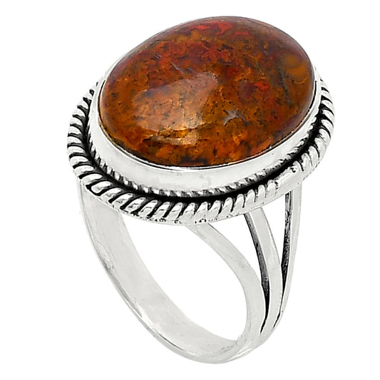 Natural Rare Cady Mountain Agate Ring size-8.5 R-1010 SDR241283