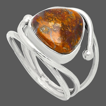 Natural Rare Cady Mountain Agate Ring size-8 R-1683 SDR241439