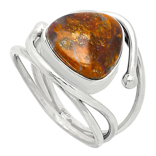 Natural Rare Cady Mountain Agate Ring size-8 R-1683 SDR241439