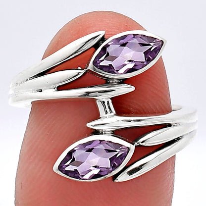 Natural Amethyst - Brazil Ring size-7 R-1023 SDR241498