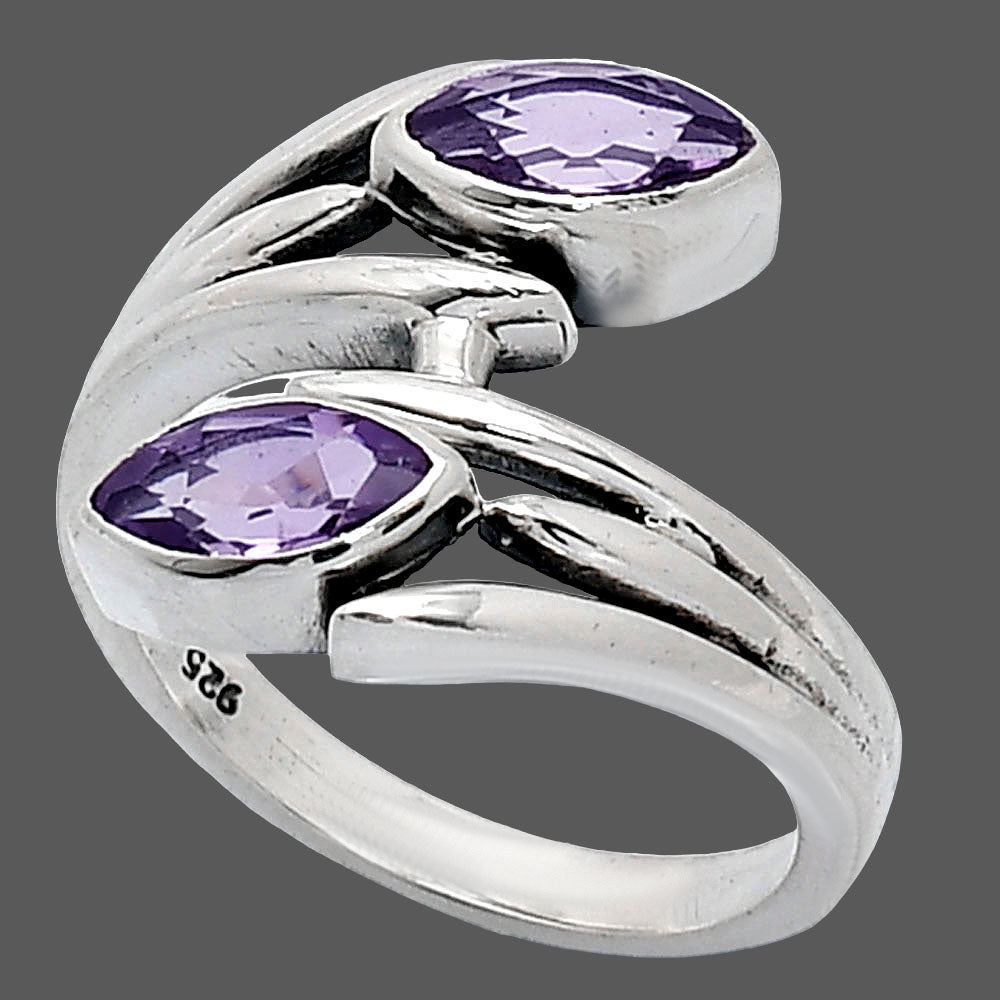Natural Amethyst - Brazil Ring size-7 R-1023 SDR241498