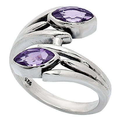 Natural Amethyst - Brazil Ring size-7 R-1023 SDR241498