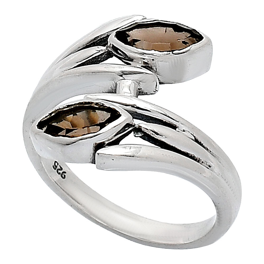 Natural Smoky Quartz - Brazil Ring size-7.5 R-1023 SDR241518