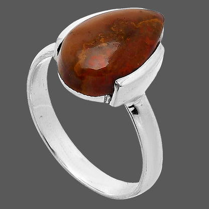 Natural Rare Cady Mountain Agate Ring size-8 R-1173 SDR241637