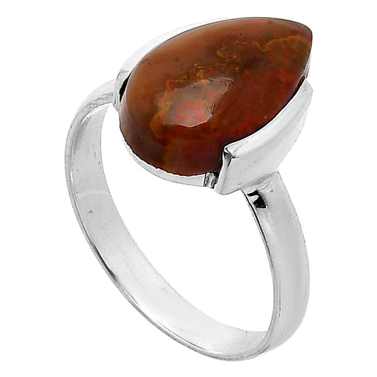 Natural Rare Cady Mountain Agate Ring size-8 R-1173 SDR241637