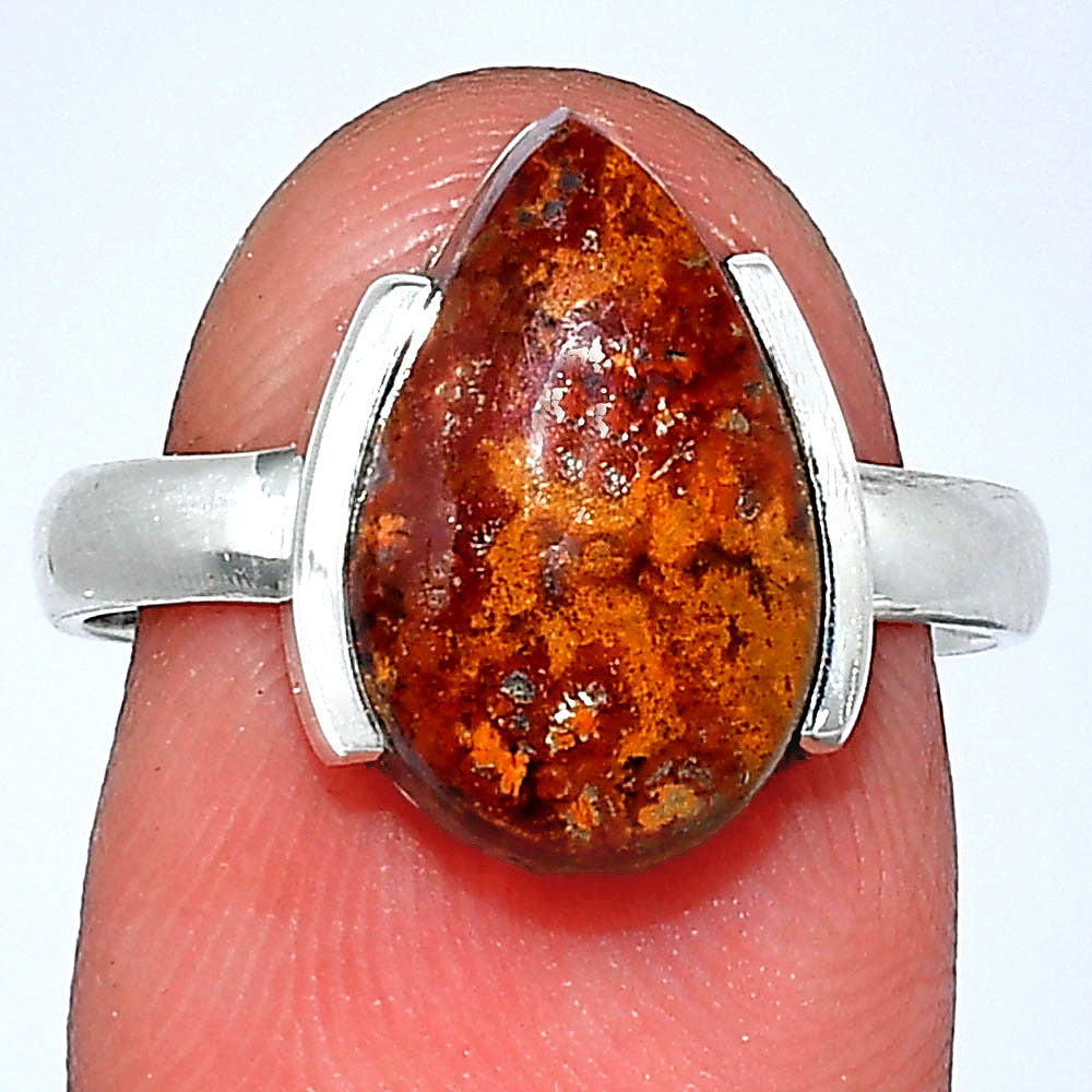 Natural Rare Cady Mountain Agate Ring size-8 R-1173 SDR241638