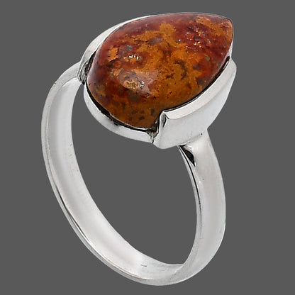 Natural Rare Cady Mountain Agate Ring size-8 R-1173 SDR241638