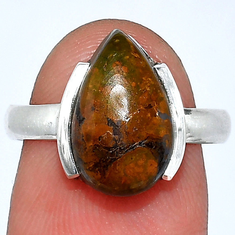 Natural Rare Cady Mountain Agate Ring size-7 R-1173 SDR241640