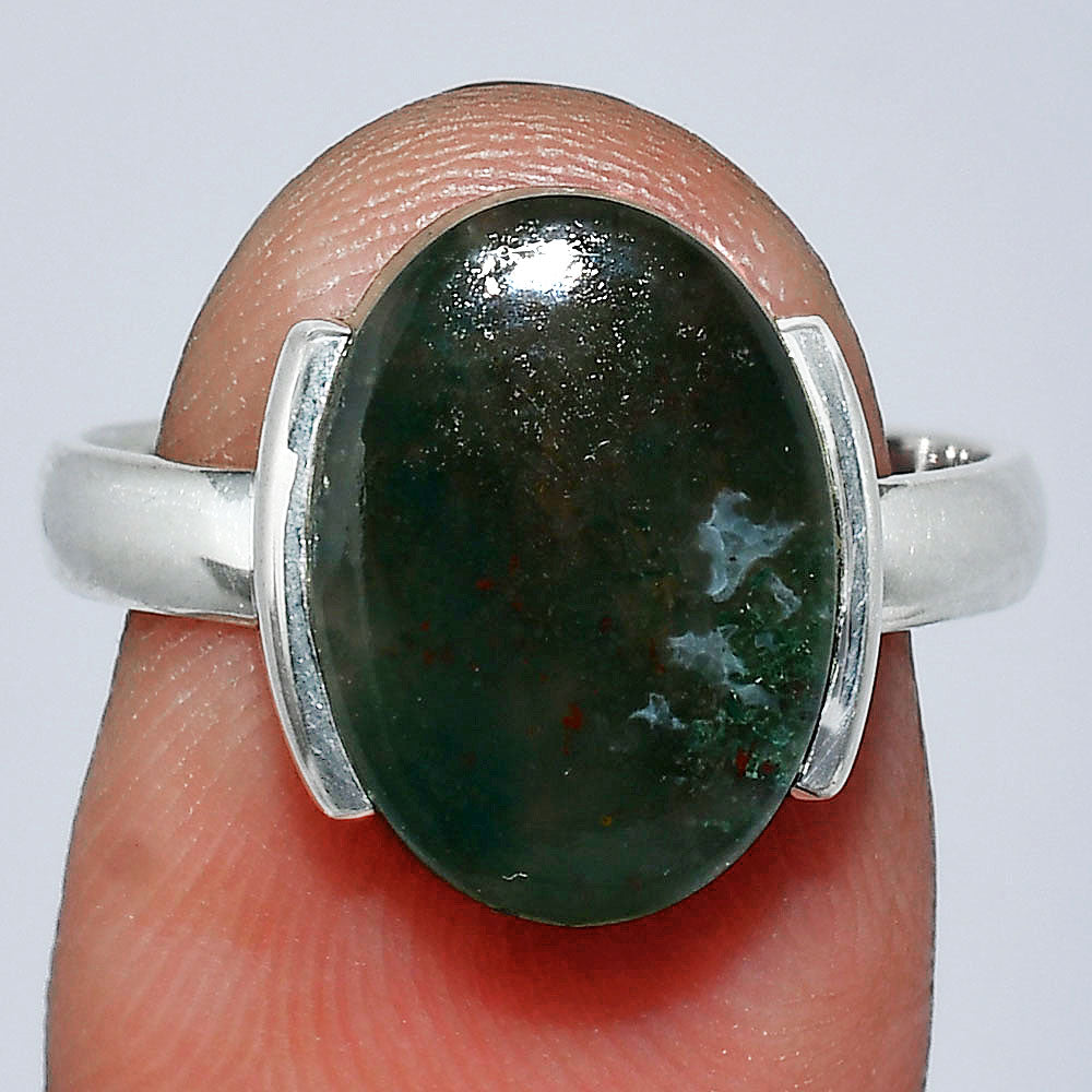 Natural Blood Stone - India Ring size-8 R-1173 SDR241665