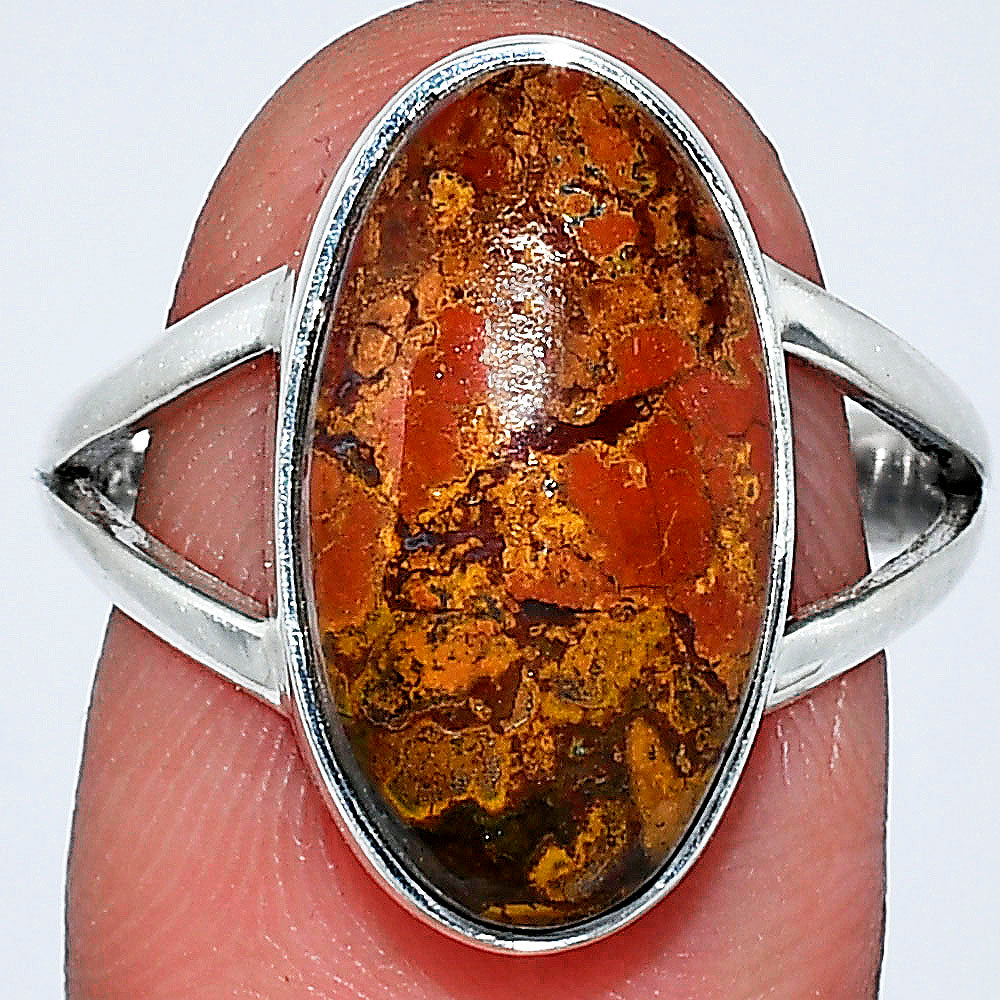 Natural Rare Cady Mountain Agate Ring size-8.5 R-1002 SDR241702