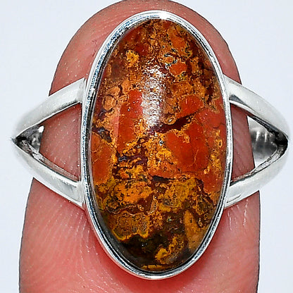 Natural Rare Cady Mountain Agate Ring size-8.5 R-1002 SDR241702