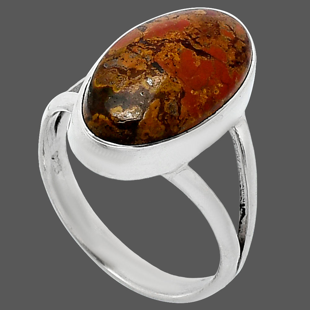 Natural Rare Cady Mountain Agate Ring size-8.5 R-1002 SDR241702
