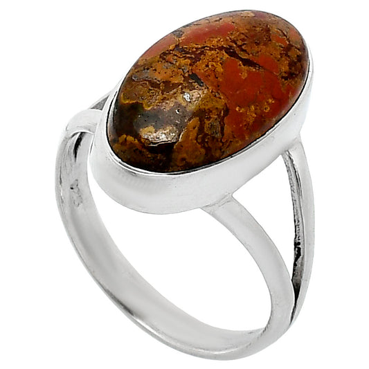 Natural Rare Cady Mountain Agate Ring size-8.5 R-1002 SDR241702