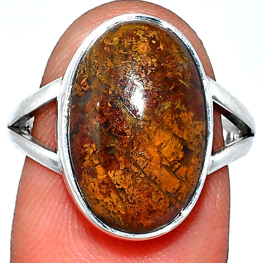 Natural Rare Cady Mountain Agate Ring size-8 R-1002 SDR241704