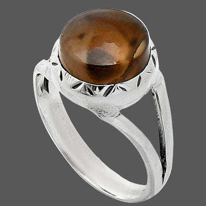 Natural Ocean Jasper - Madagascar Ring size-7.5 R-1074 SDR242351