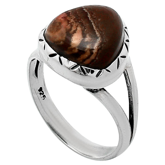 Natural Outback Jasper Ring size-7.5 R-1074 SDR242360