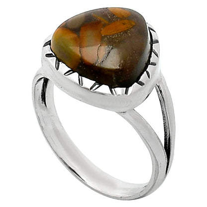 Natural Bamboo Jasper Ring size-7 R-1074 SDR242361