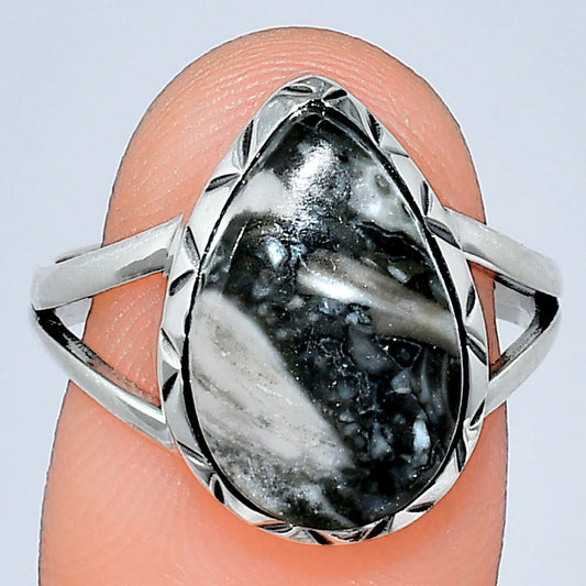 Natural Mexican Cabbing Fossil Ring size-8.5 R-1074 SDR242459