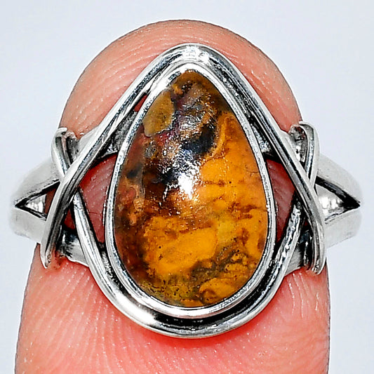 Natural Rare Cady Mountain Agate Ring size-8 R-1054 SDR242580