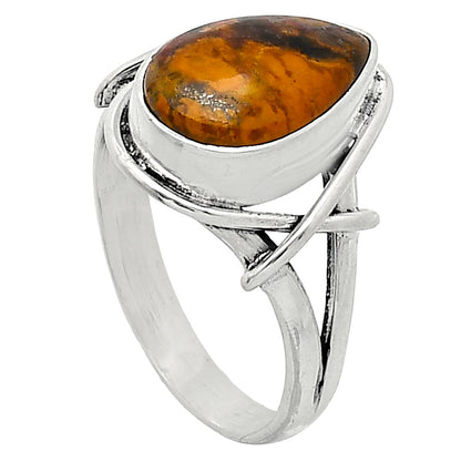 Natural Rare Cady Mountain Agate Ring size-8 R-1054 SDR242580