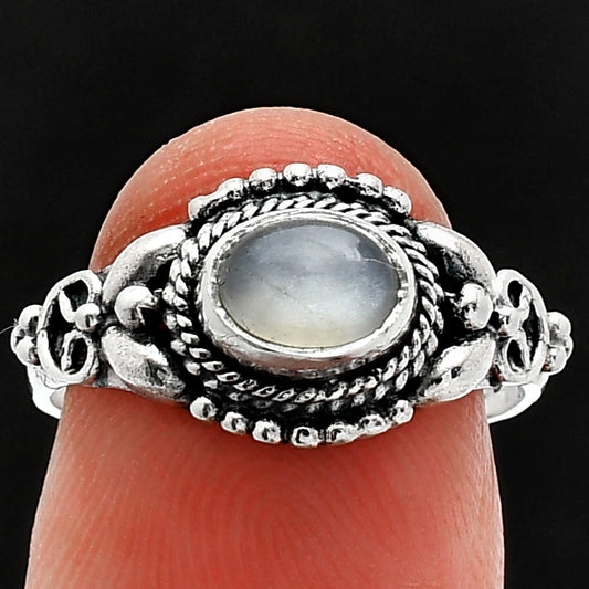 Natural Gray Moonstone Ring size-7 R-1286 SDR242808