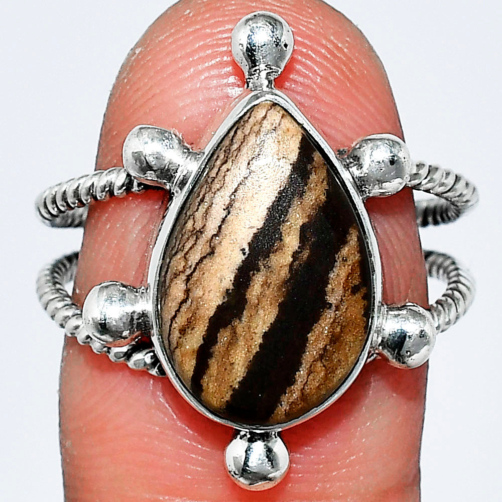 Natural Outback Jasper Ring size-8.5 R-1268 SDR242930