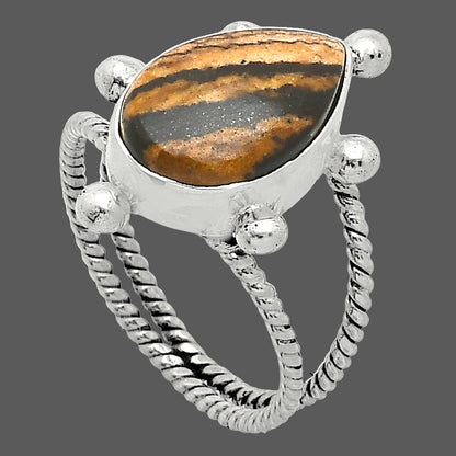 Natural Outback Jasper Ring size-8.5 R-1268 SDR242930
