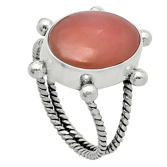 Natural Guava Quartz - Brazil Ring size-8 R-1268 SDR242964