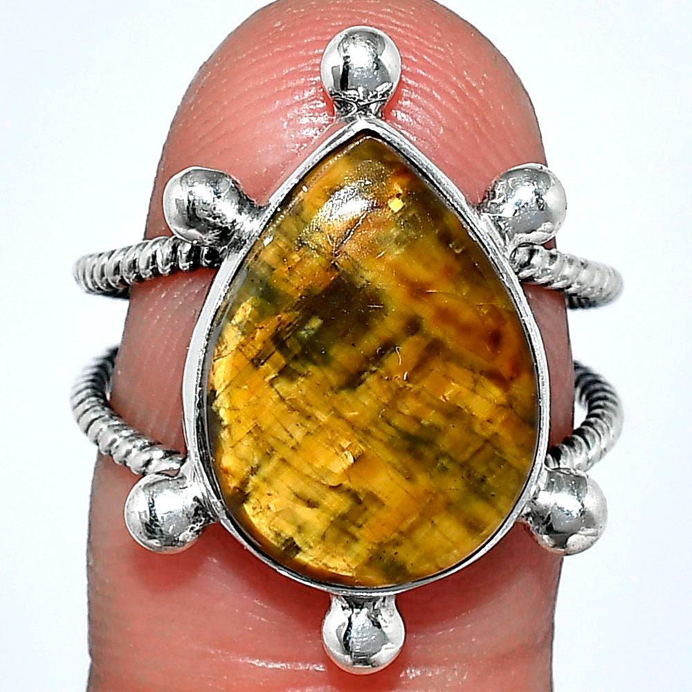 Natural Nellite Ring size-7.5 R-1268 SDR242976