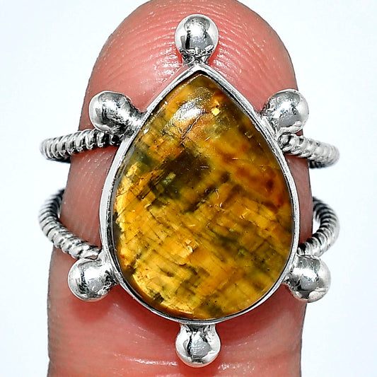 Natural Nellite Ring size-7.5 R-1268 SDR242976