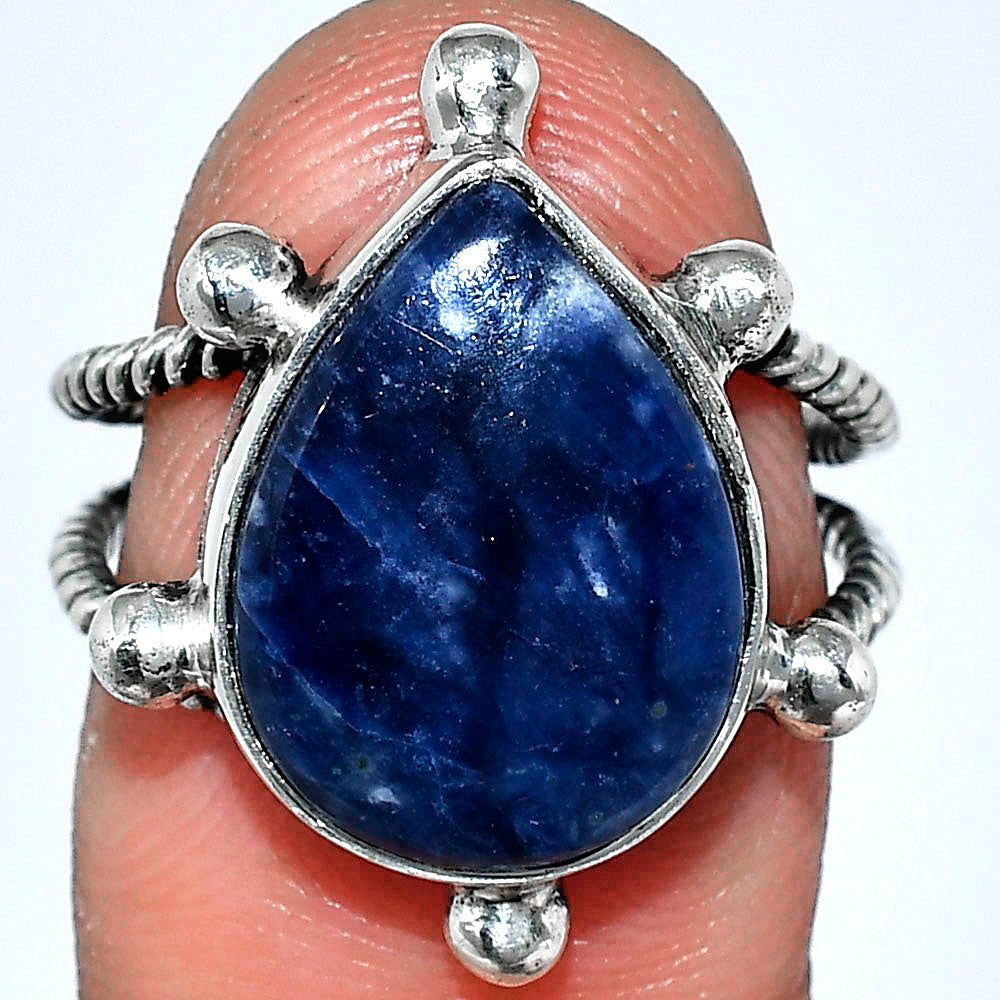 Natural Sodalite Ring size-7 R-1268 SDR243007
