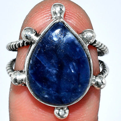 Natural Sodalite Ring size-7 R-1268 SDR243007