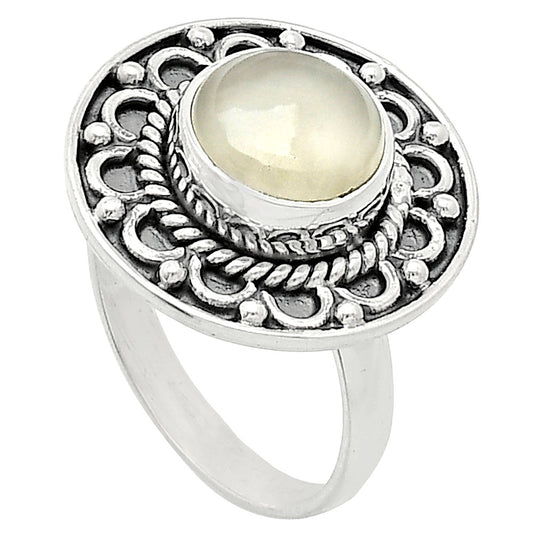 Natural Srilankan Moonstone Ring size-7.5 R-1256 SDR243085
