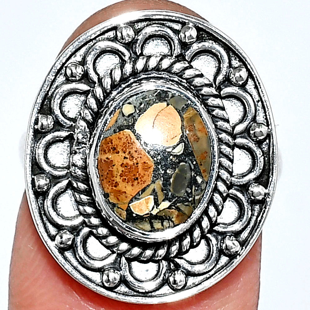 Natural Maligano Jasper - Indonesia Ring size-6 R-1256 SDR243086