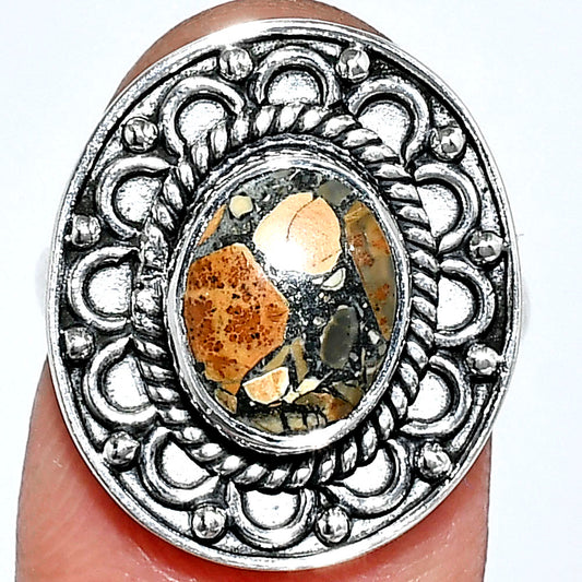 Natural Maligano Jasper - Indonesia Ring size-6 R-1256 SDR243086