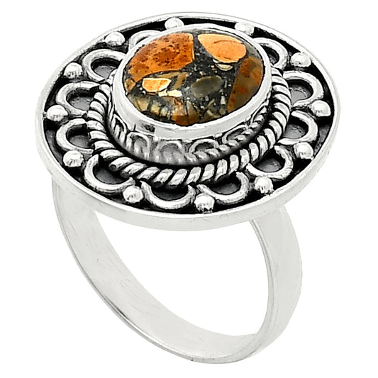 Natural Maligano Jasper - Indonesia Ring size-6 R-1256 SDR243086